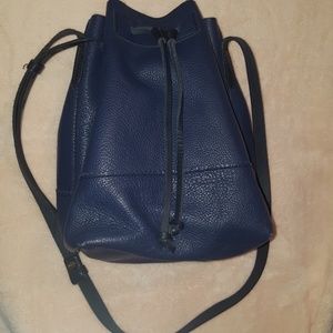 J Crew cinch leather bag